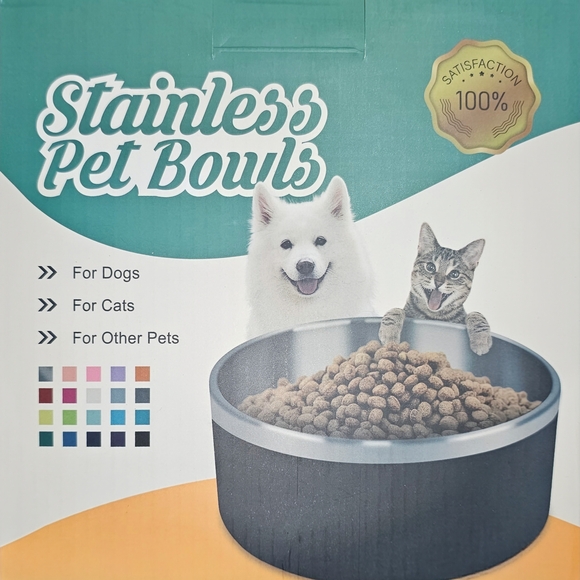 Other - Stainless Pet Bowls for Dogs and Cats